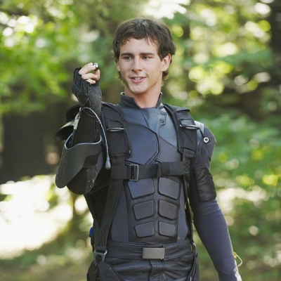 Kelly portraying as Aaron Stone in the Disney XD show